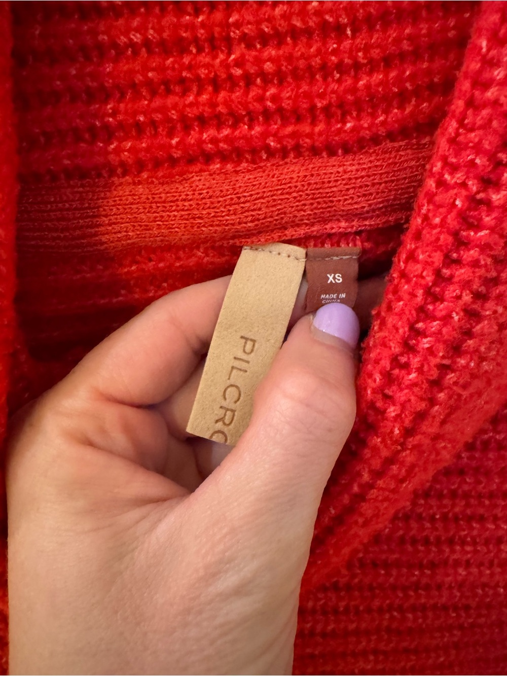 Pretty Red Sweater - Picture 2 of 5